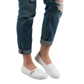 Confortável VICES Slipony branco 1