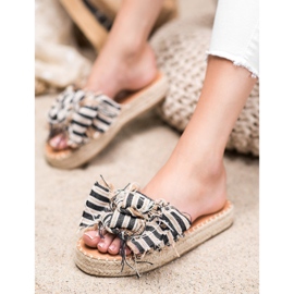 Seastar Chinelos listrados castanho azul 2