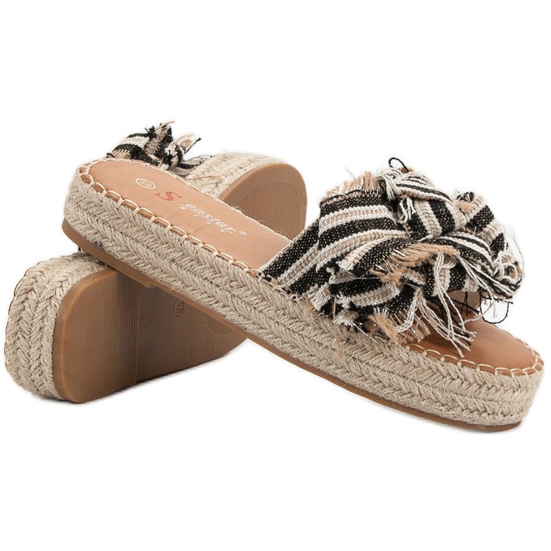 Seastar Chinelos listrados castanho 1 Seastar Chinelos listrados castanho 1