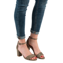 Sandálias VICES elegantes verde 2