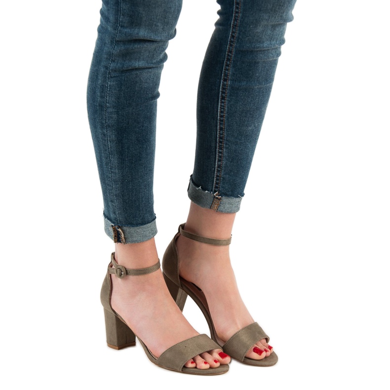 Sandálias VICES elegantes verde 2