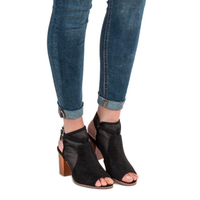 Evento Sandálias Fechadas Elegantes preto 2