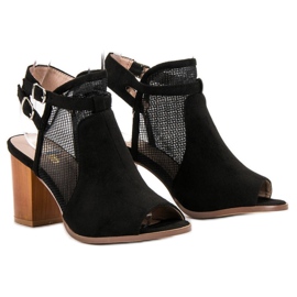 Evento Sandálias Fechadas Elegantes preto 1