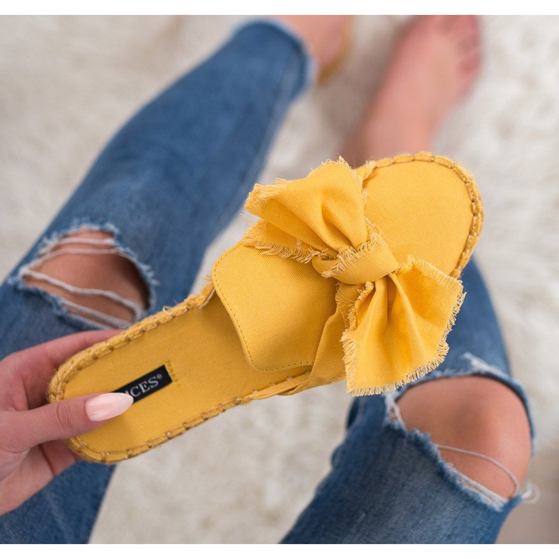 Chinelos VICES integrados amarelo 1