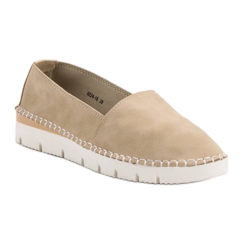 Sapatos deslizantes femininos VICES marrom 1