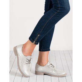 BLESS Sapatos femininos elegantes cinza 2