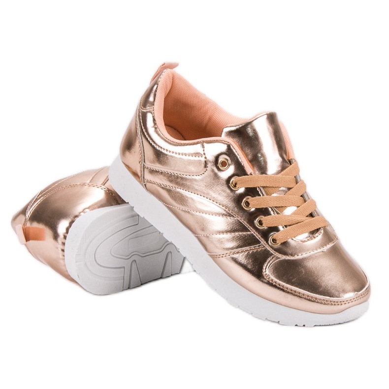 SHELOVET Calçados Esportivos Lacados amarelo 2