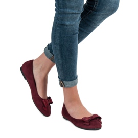 Best Shoes Bailarinas marrons vermelho 2