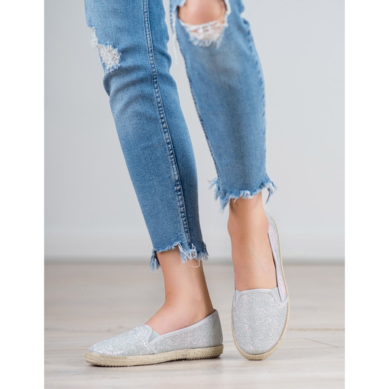 SHELOVET Tênis Slip-On Prata cinza 2