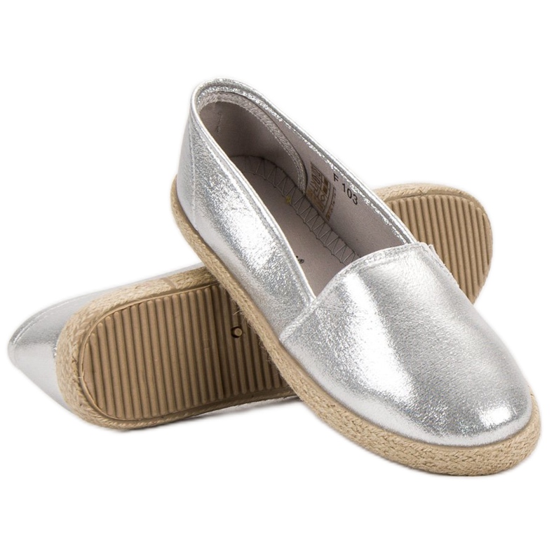 SHELOVET Shiny Slipons cinza 1