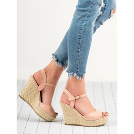 Pó Sandálias rosa 2