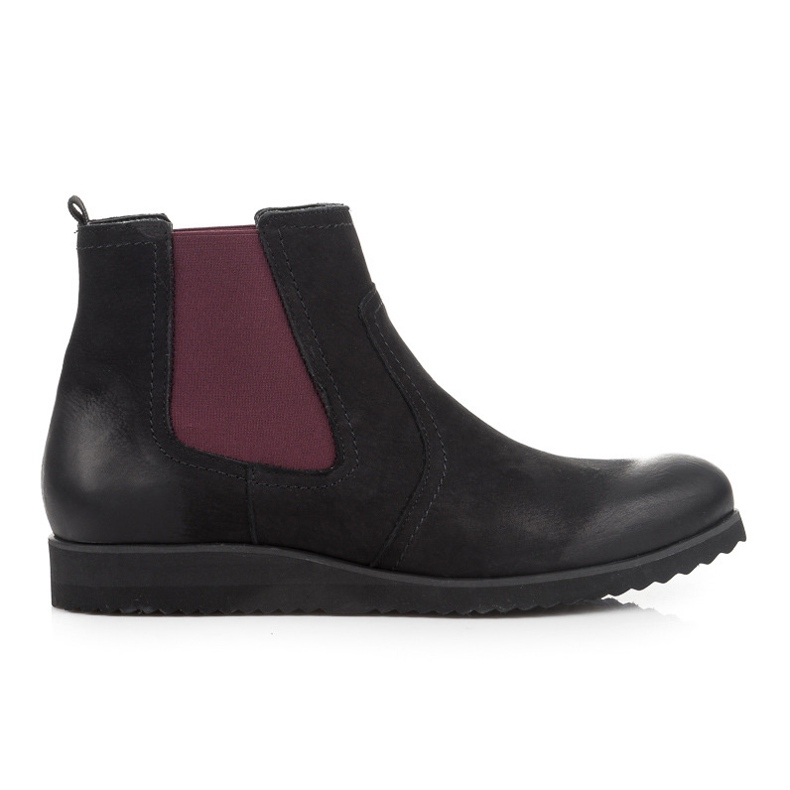 Vinceza Botas em couro Jodhpur preto 2