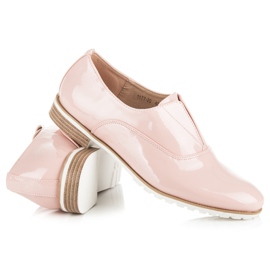 Vices Brogues lacados rosa 1