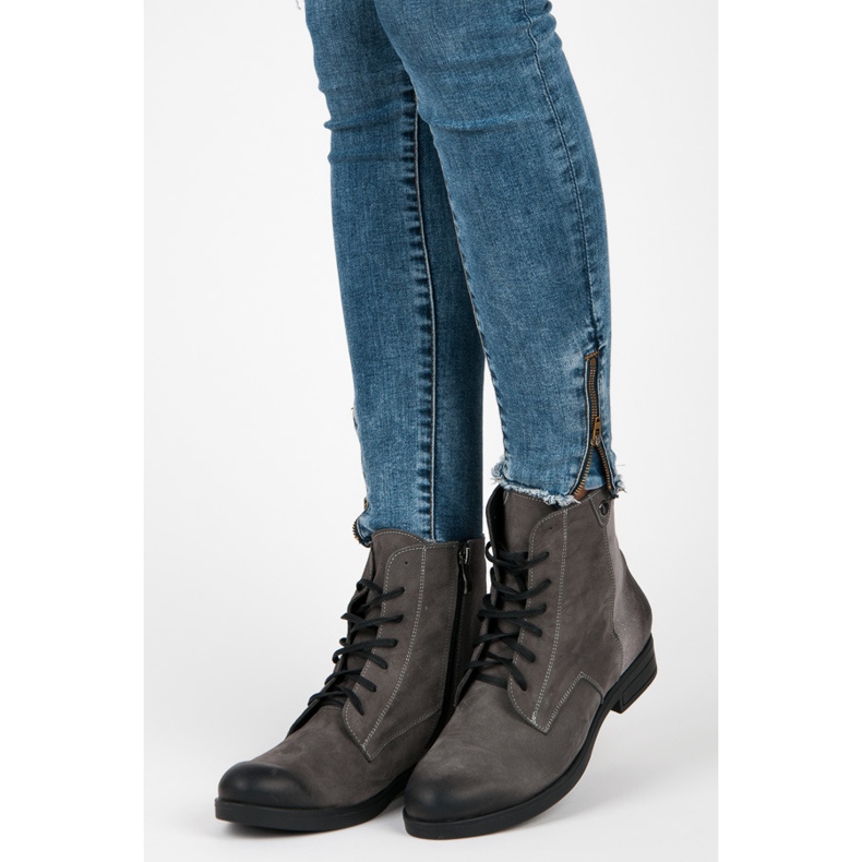 Vinceza Trabalhadores de couro cinza 2