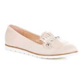 Seastar Mocassim de camurça com franjas castanho 1 Seastar Mocassim de camurça com franjas castanho 1