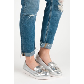 Mocassins na plataforma VICES cinza 1