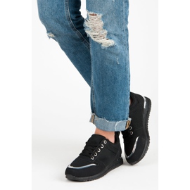 Seastar sapatos esportivos femininos preto cinza 2