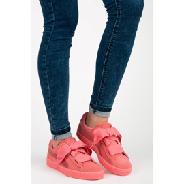 Puma Suede Heart Snk Jr. rosa 1