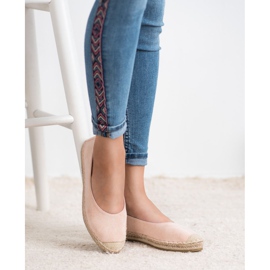 Marquiz Bailarinas de camurça rosa 1