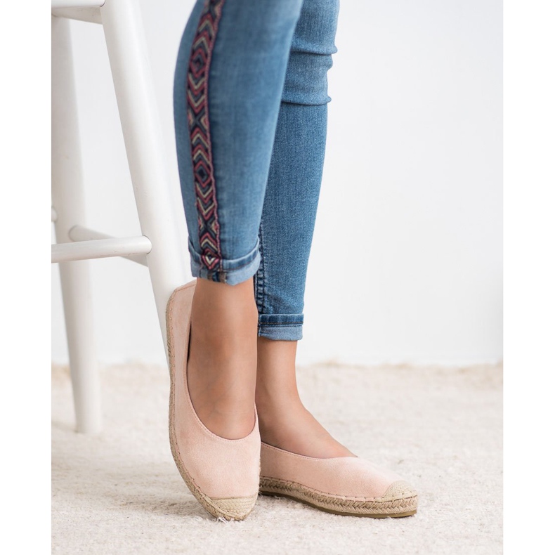 Marquiz Bailarinas de camurça rosa 1