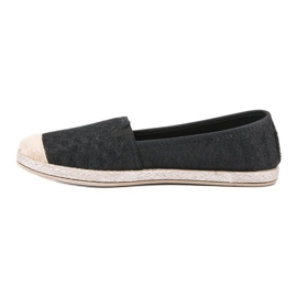 SHELOVET Slipons leves preto 1