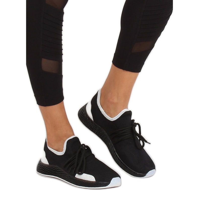 Sapatos esportivos pretos B-6851 Black 2