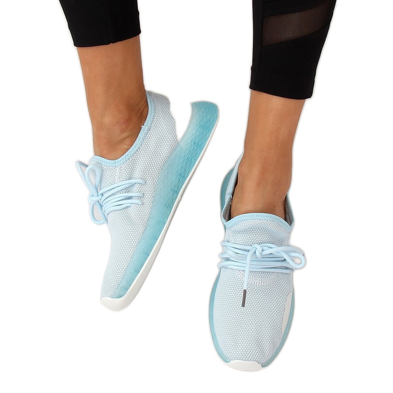 Sapatos esportivos azuis B-6851 Blue azul 2