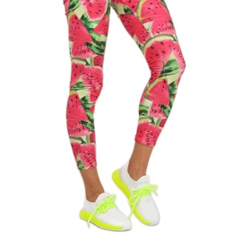 B-6851 sapatos esportivos amarelos, brancos e amarelos 1