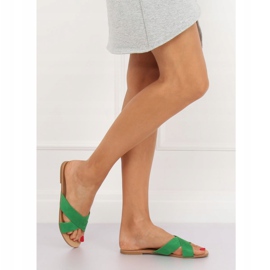 Chinelos femininos verdes verdes 930 verdes 2
