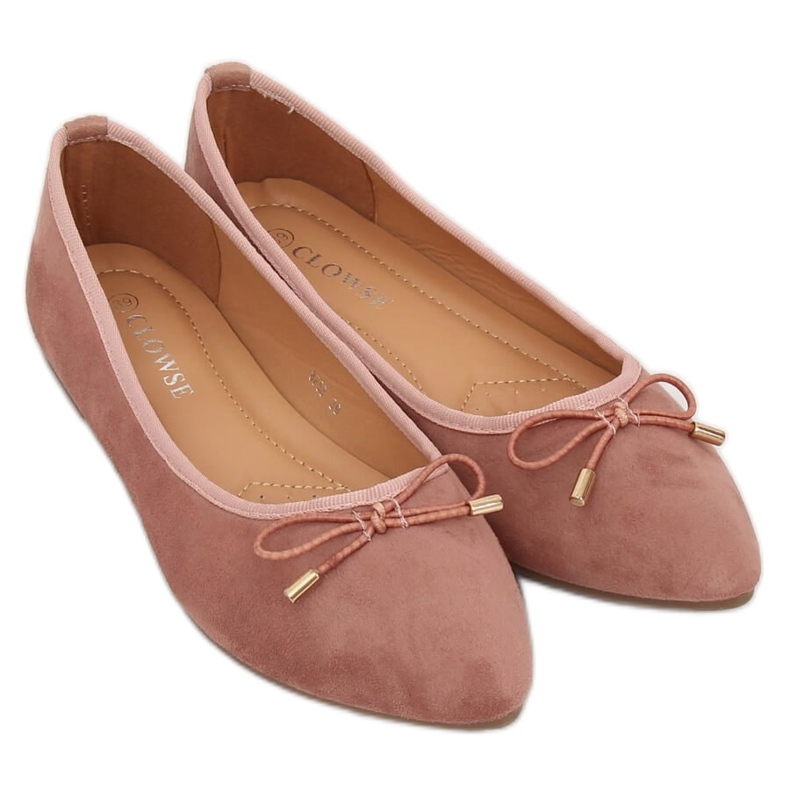 Bailarinas com dedos amendoados rosa 8F58 rosa 1
