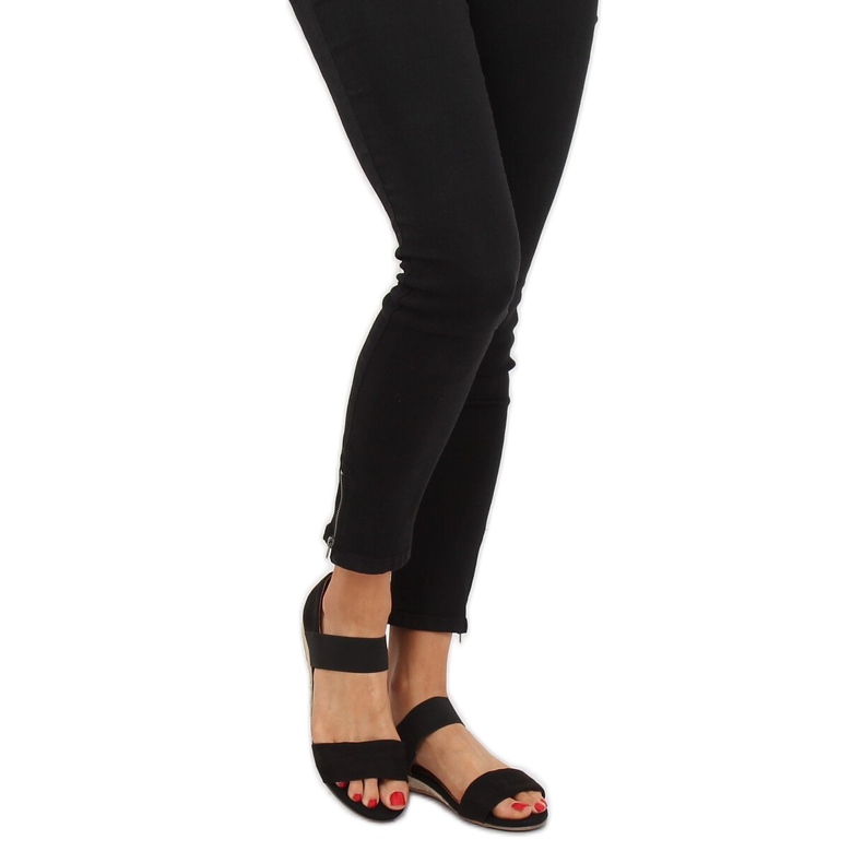 Sandálias pretas alpercatas 9R71 pretas preto 2