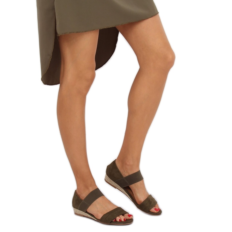 Sandálias alpercatas verdes 9R71 verdes multicolorido 1