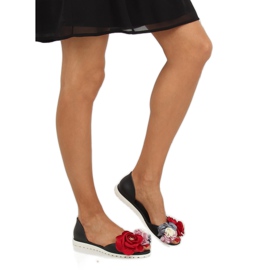 Black Meliski W-13 Black bailarinas preto 2