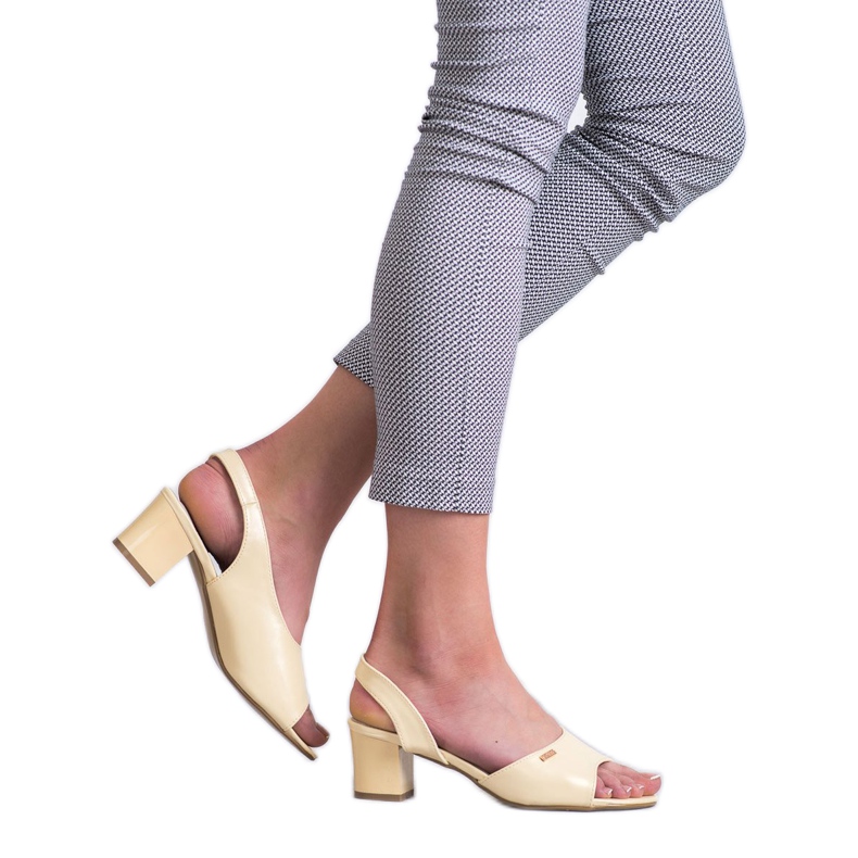 Goodin Sandálias Slip-On Elegantes amarelo 2