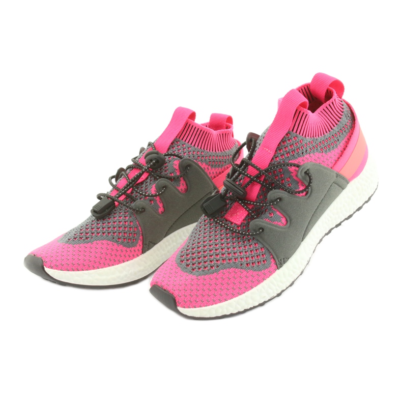 Calçados infantis Befado 516X030 laranja rosa cinza 3