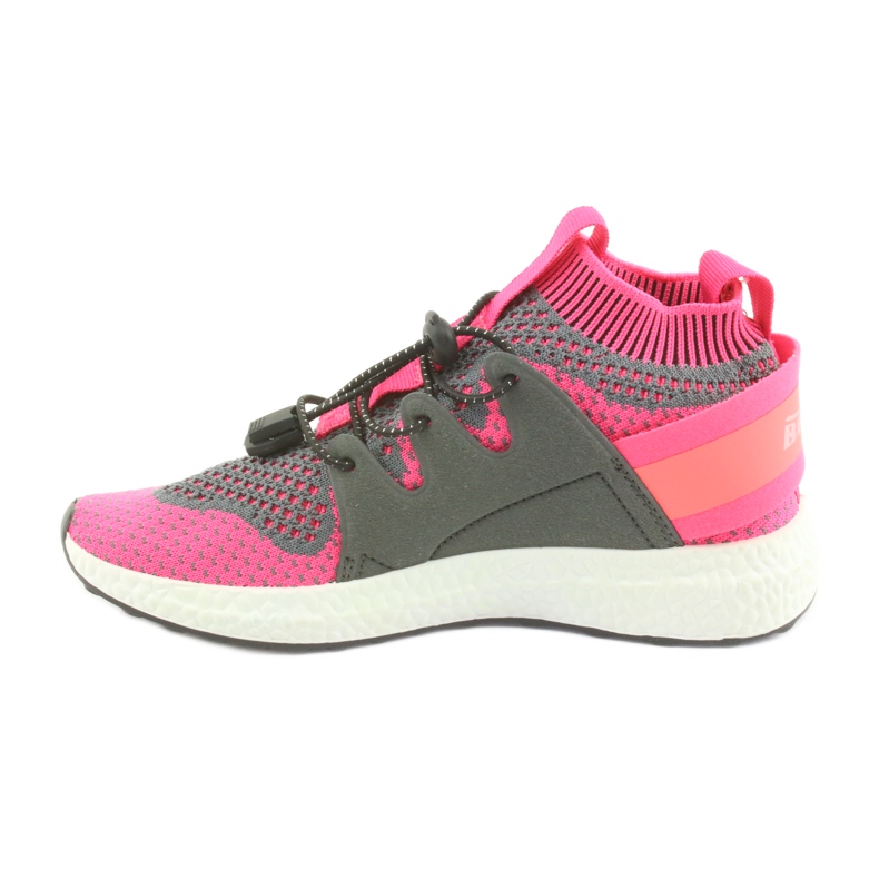 Calçados infantis Befado 516X030 laranja rosa cinza 2