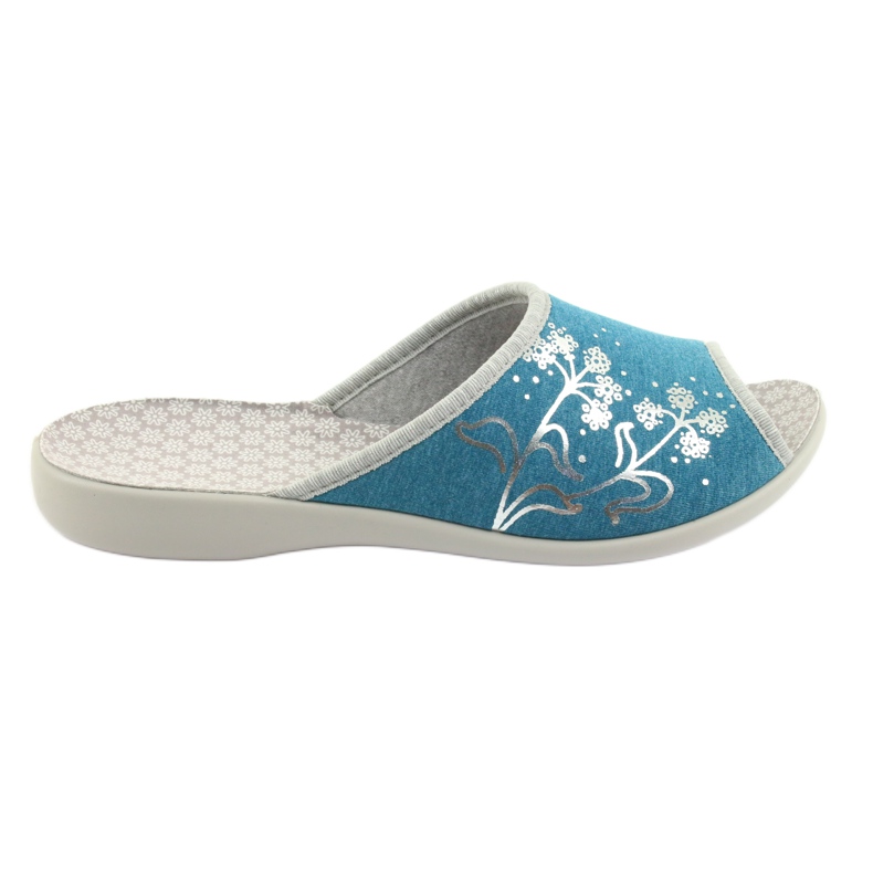 Sapatos femininos Befado pu 254D102 azul 1