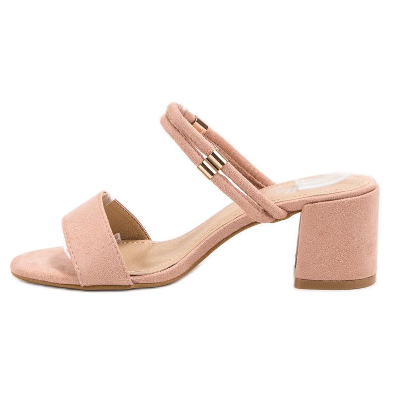 Fama Chinelos elegantes rosa 2