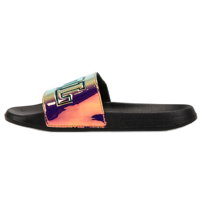 Ax Boxing Chinelos com efeito holo amarelo 1