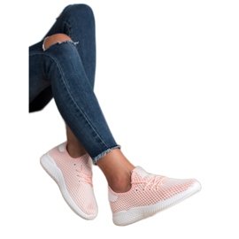 SHELOVET Calçados Esportivos Com Malha rosa 3