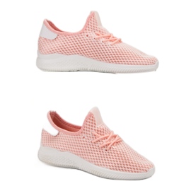 SHELOVET Calçados Esportivos Com Malha rosa 2