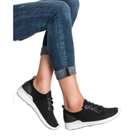 SHELOVET Calçados Esportivos Slip-on preto 2