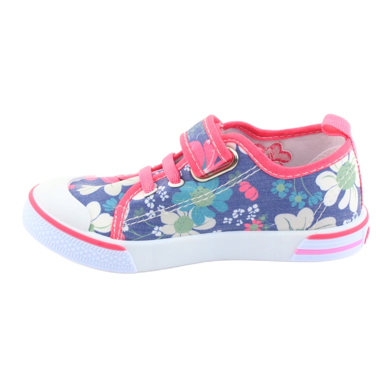 Tênis Usta American Club em couro vermelho azul multicolorido 2