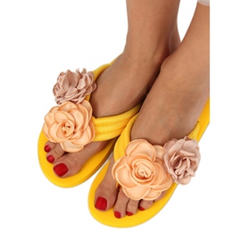 Chinelos amarelos TS-33 amarelos 2