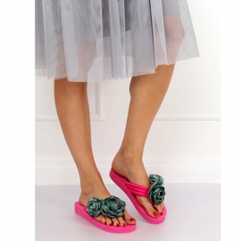 Chinelos fúcsia TS-33 Rose rosa 2