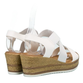 Flyfor Sandálias leves deslizantes branco 1