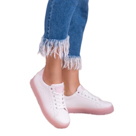 SHELOVET Calçados esportivos de amarrar branco 1