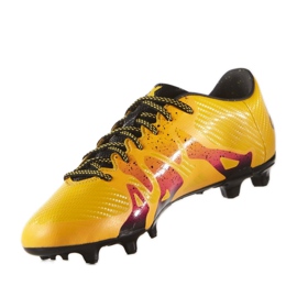 Chuteiras Adidas X 15.3 FG / AG M S74632 multicolorido laranja 1