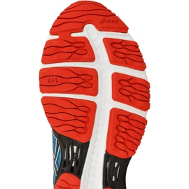 Tênis de corrida Asics Gel-Cumulus 18 M T6C3N-4190 preto azul 1