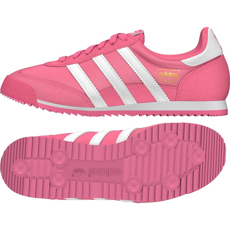 Sapatos Adidas Originals Dragon Og Jr BB2489 rosa 1
